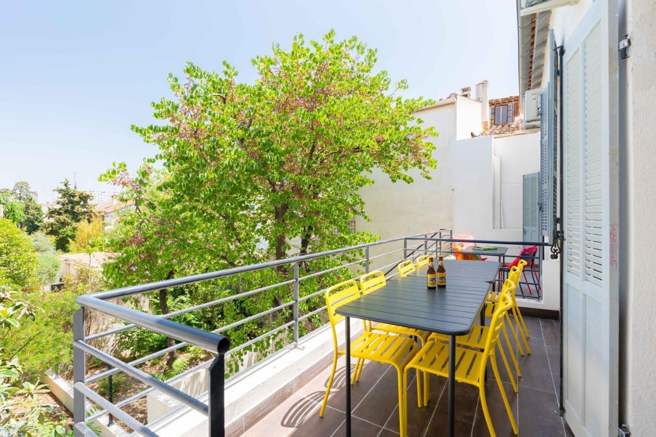 Le Concorde 3 - Appartement 2 Chambres - 8 Pers - Terrasse - Clim Marseille Bagian luar foto
