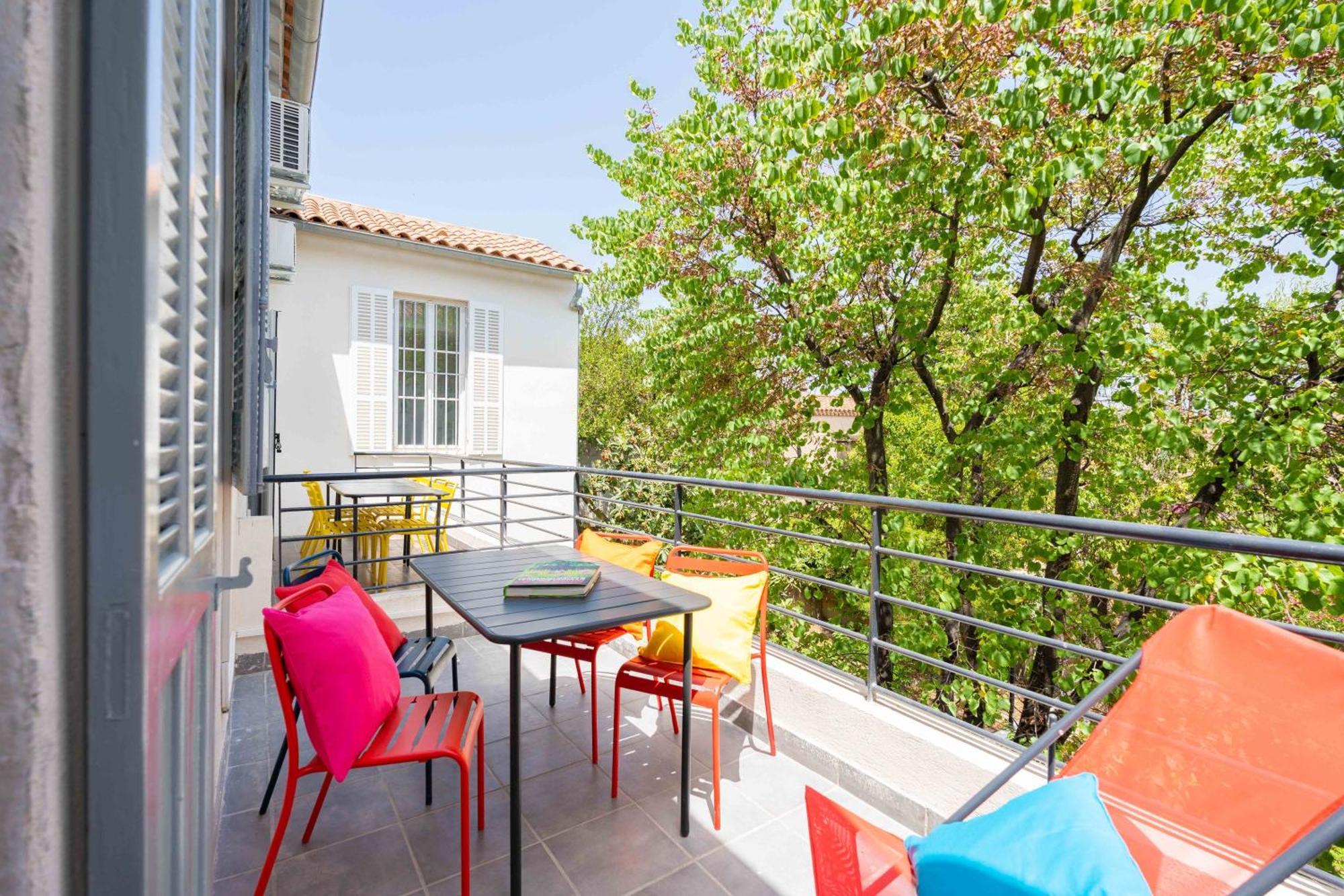 Le Concorde 3 - Appartement 2 Chambres - 8 Pers - Terrasse - Clim Marseille Bagian luar foto